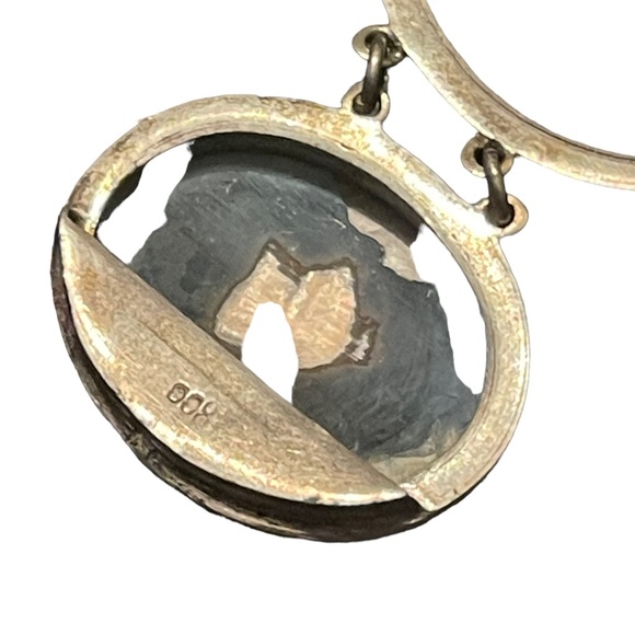 Antique MOP Pearl Hand carved sterling 800 Silver hand carved Cameo Bracelet - Picture 10 of 15